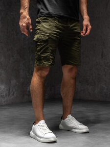 Bolf Herren Kurze Hose Cargoshorts Khaki MP0188MVA1