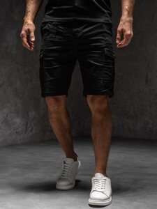 Bolf Herren Kurze Hose Cargoshorts Schwarz  MP0188NA1