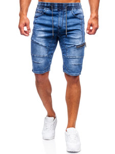 Bolf Herren Kurze Hose Jeans Shorts Dunkelblau  KG3600-3