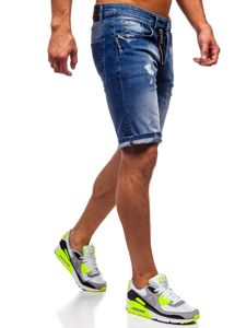 Bolf Herren Kurze Hose Jeans Shorts Dunkelblau R3008