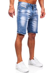 Bolf Herren Kurze Hose Jeanshose Jeansshorts Blau  NG60360