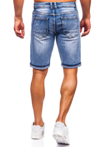 Bolf Herren Kurze Hose Jeanshose Jeansshorts Blau  NG60367