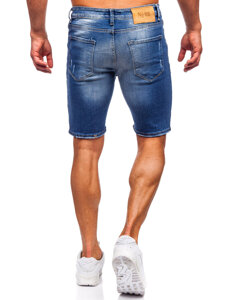 Bolf Herren Kurze Hose Jeanshose Jeansshorts Dunkalblau 0369