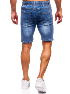 Bolf Herren Kurze Hose Jeanshose Jeansshorts Dunkalblau 9329