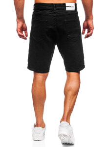 Bolf Herren Kurze Hose Jeanshose Jeansshorts Schwarz  0624