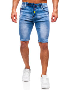 Bolf Herren Kurze Hose Jeansshorts Blau  TF184