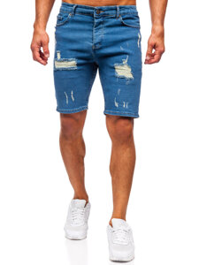 Bolf Herren Kurze Hose Jeansshorts Dunkelblau  0736