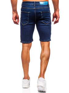 Bolf Herren Kurze Hose Jeansshorts Dunkelblau  0766