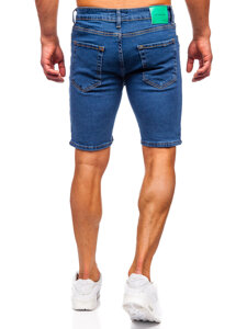 Bolf Herren Kurze Hose Jeansshorts Dunkelblau  0790