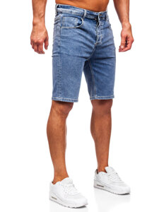 Bolf Herren Kurze Hose Jeansshorts Dunkelblau  MP0274BC