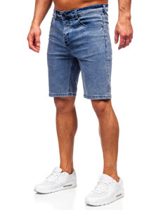 Bolf Herren Kurze Hose Jeansshorts Dunkelblau  MP0274BS