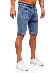 Bolf Herren Kurze Hose Jeansshorts Dunkelblau  MP0274BS