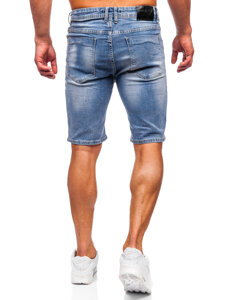 Bolf Herren Kurze Hose Jeansshorts Dunkelblau  MP0277BC