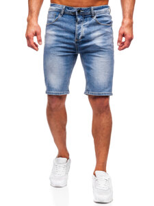 Bolf Herren Kurze Hose Jeansshorts Dunkelblau  MP0277BC