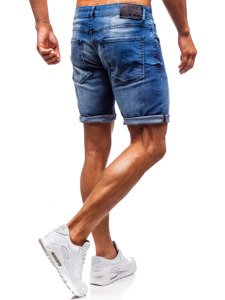 Bolf Herren Kurze Hose Jeansshorts Dunkelblau  R3000