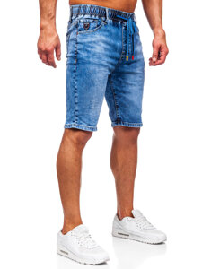 Bolf Herren Kurze Hose Jeansshorts Dunkelblau  TF183