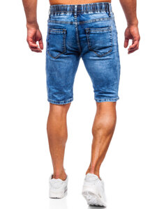 Bolf Herren Kurze Hose Jeansshorts Dunkelblau  TF183