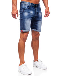 Bolf Herren Kurze Hose Jeansshorts Dunkelblau męskie  MP0260BS