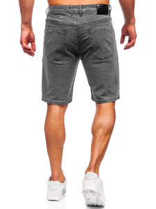 Bolf Herren Kurze Hose Jeansshorts Schwarzgrau  MP0274GS