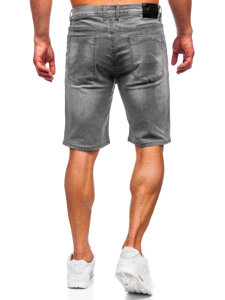 Bolf Herren Kurze Hose Jeansshorts Schwarzgrau  MP0277GS