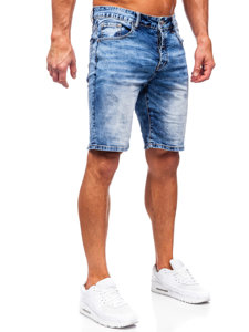 Bolf Herren Kurze Hose Jeasnsshorts Dunkelblau  RJ933