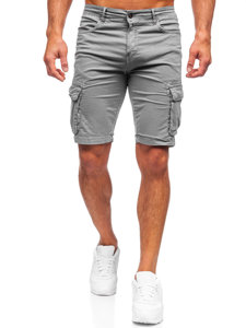 Bolf Herren Kurze Hose Shorts Cargo Hose Grau  YF2219