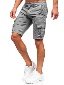 Bolf Herren Kurze Hose Shorts Cargo Hose Grau  YF2221