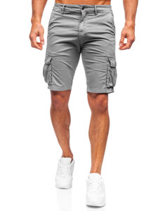 Bolf Herren Kurze Hose Shorts Cargo Hose Grau  YF2221