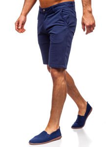 Bolf Herren Kurze Hose Shorts Dunkelblau  1142