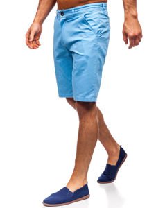 Bolf Herren Kurze Hose Shorts Hellblau