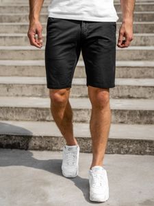 Bolf Herren Kurze Hose Shorts Schwarz  1142