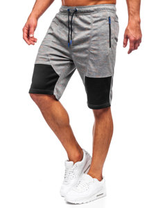 Bolf Herren Kurze Hose Sporthose Shorts Grau  Q3859