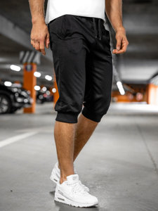 Bolf Herren Kurze Hose Sportshorts Baggy Schwarz  K10002A