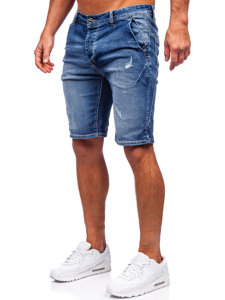 Bolf Herren Kurze Jeanshose Blau  MP0042B