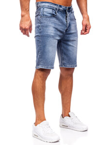 Bolf Herren Kurze Jeanshose Dunkelblau  MP0277BS