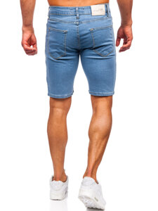 Bolf Herren Kurze Jeanshose Jeansshorts Dunkelblau  0429