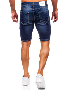 Bolf Herren Kurze Jeanshose Jeansshorts Dunkelblau  0438