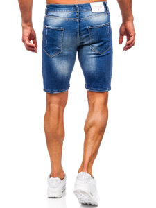 Bolf Herren Kurze Jeanshose Jeansshorts Dunkelblau  0581