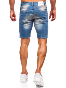 Bolf Herren Kurze Jeanshose Jeansshorts Dunkelblau  0585