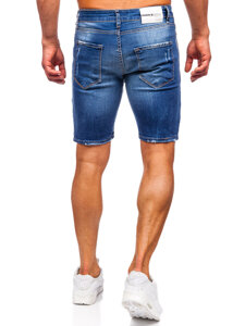 Bolf Herren Kurze Jeanshose Jeansshorts Dunkelblau  0588