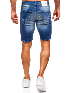 Bolf Herren Kurze Jeanshose Jeansshorts Dunkelblau  0596