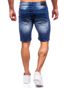 Bolf Herren Kurze Jeanshose Shorts Dunkelblau  MP0044B