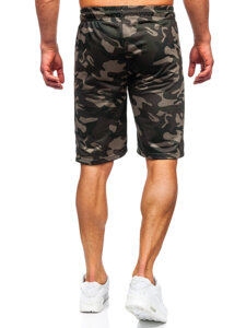 Bolf Herren Kurze Sporthose Camo Grün  JX865