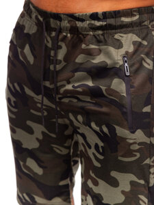 Bolf Herren Kurze Sporthose Camo Khaki  JX862