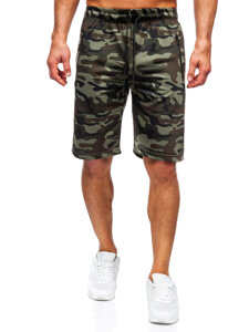 Bolf Herren Kurze Sporthose Camo Khaki  JX865