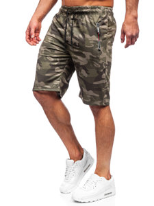 Bolf Herren Kurze Sporthose Camo Shorts Khaki  JX701