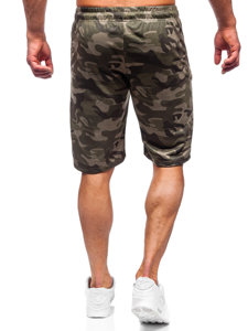 Bolf Herren Kurze Sporthose Camo Shorts Khaki  JX701