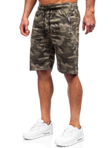 Bolf Herren Kurze Sporthose Camo Shorts Khaki  JX701