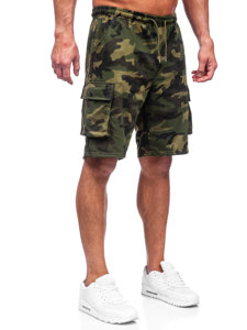 Bolf Herren Kurze Sporthose Cargoshorts Camo Khaki  8K282