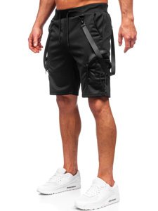 Bolf Herren Kurze Sporthose Cargoshorts Schwarz  HS7179